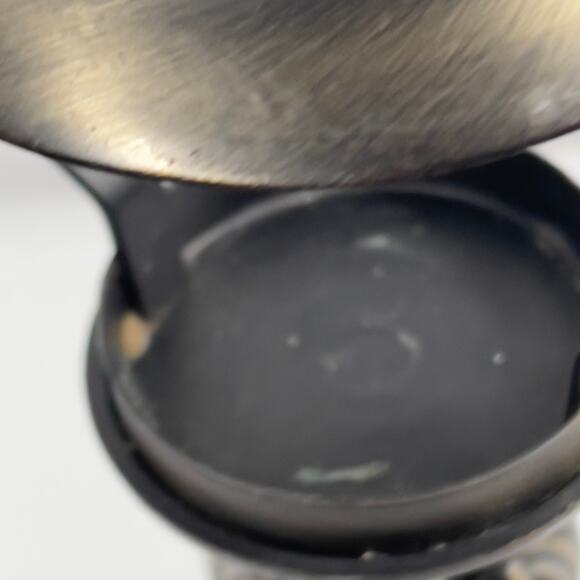 PartyLite Vintage Lotus Mid Century Modern Metal Candle Holder Tealight 10" - Picture 10 of 16